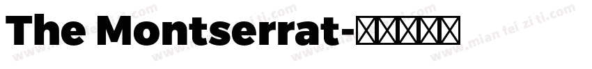 The Montserrat字体转换
